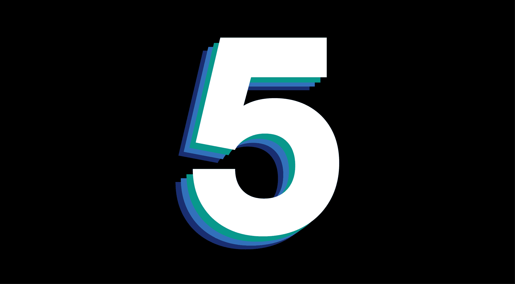 an image showing the number 5